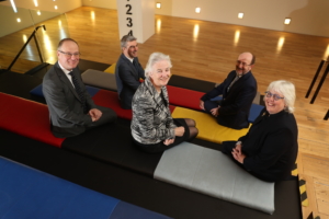 EU Commissioner for Education, Tibor Navracsics, Catherine Day UCC, Prof Jane Ohlmeyer IRC, Thomas Estermann EUA, Prof Brian MacCraith