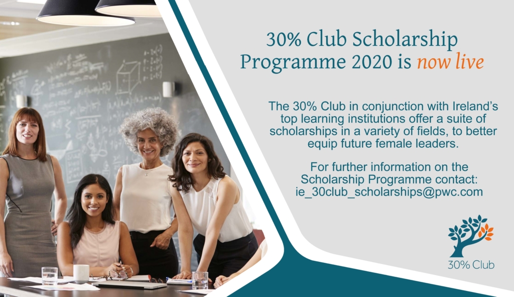 30% Club Executive Education Scholarship Programme 2020