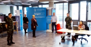 Contact Tracing centre at Trinity Business School