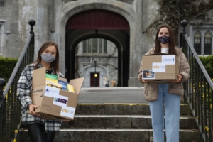 NUI Galway students ‘Build Boxes’ to support vulnerable during COVID