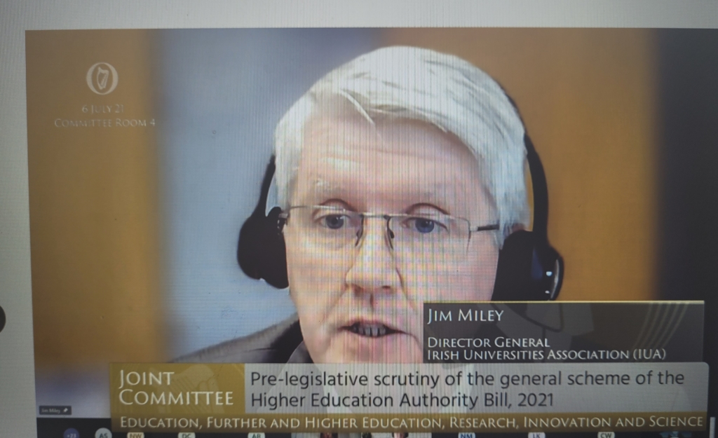 IUA Submission on HEA Act Reform to the Oireachtas Education Committee 06.07.21