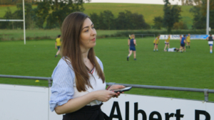 Celine Fox TCD at Monaghan Rugby Club