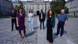 Sorgente’ lead Dr Erika Piazzoli with members of Youthreach at Trinity College Dublin.     