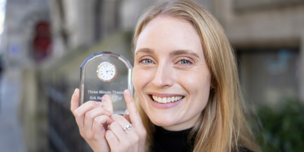 Lianne Shanley from Trinity College Dublin named as winner of inaugural IUA Three Minute Thesis National Final