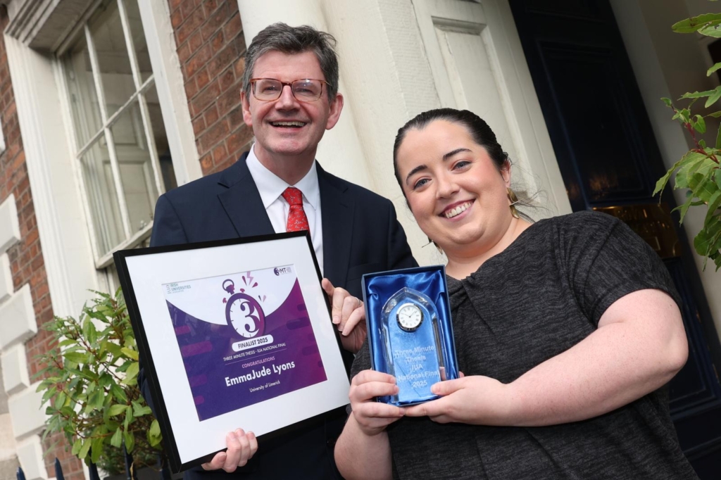EmmaJude Lyons named winner of ‘Three Minute Thesis’ National Final 2025