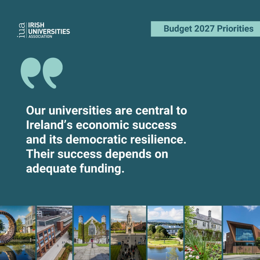 Budget 2027 must tackle Ireland’s universities €250m funding gap – University Chairs Opinion Piece